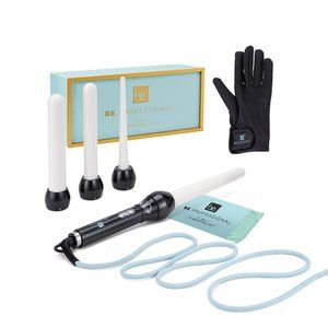 Be Professional Digital 4in1 Curling Wand Set